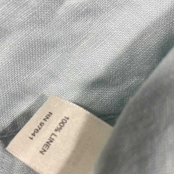 J.Jill light Blue linen Lightweight shorts - Picture 6 of 6